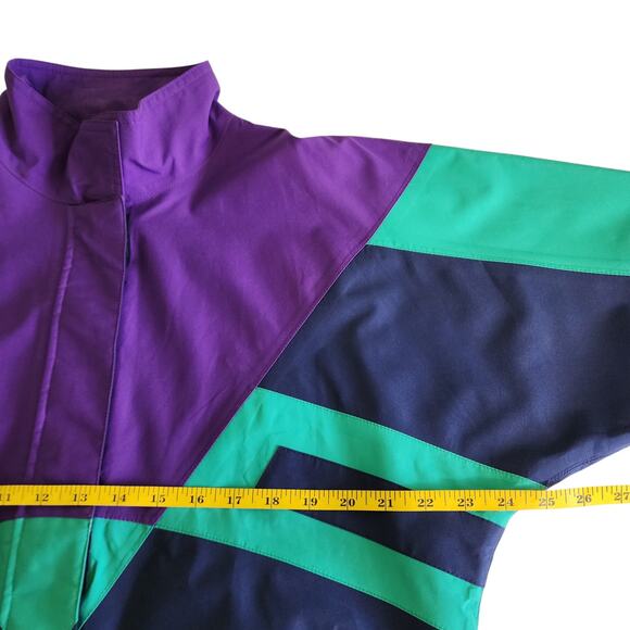 Tourney Womens Vintage Retro Gore Tex Waterproof Jacket Size Medium Golf Track - Picture 11 of 12